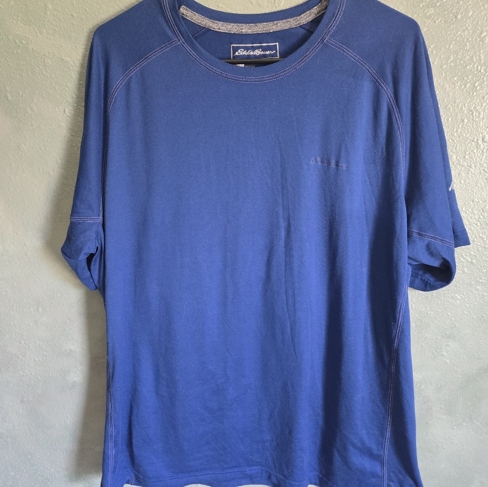 Eddie Bauer - Motion - Tee - T Shirt - Polyester - Size TXL XLT XL Tall